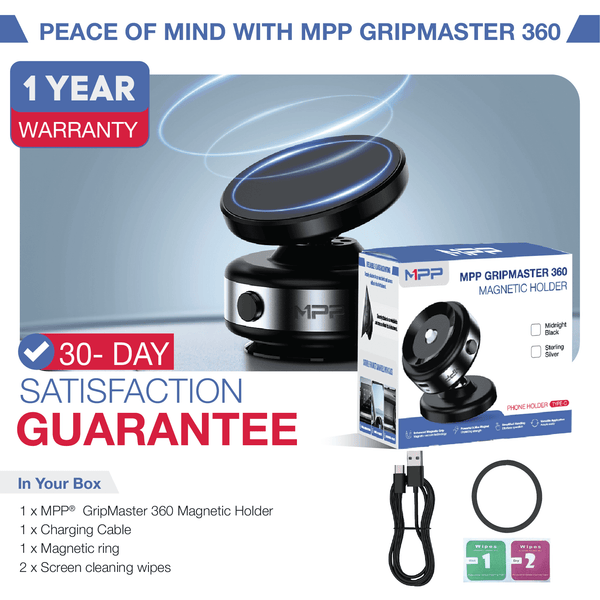 MPP® GripMaster Pro 360 Magnetic Holder New 2024 MPP002